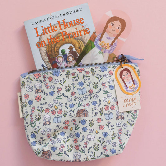 Little House on the Prairie Canvas Pouch