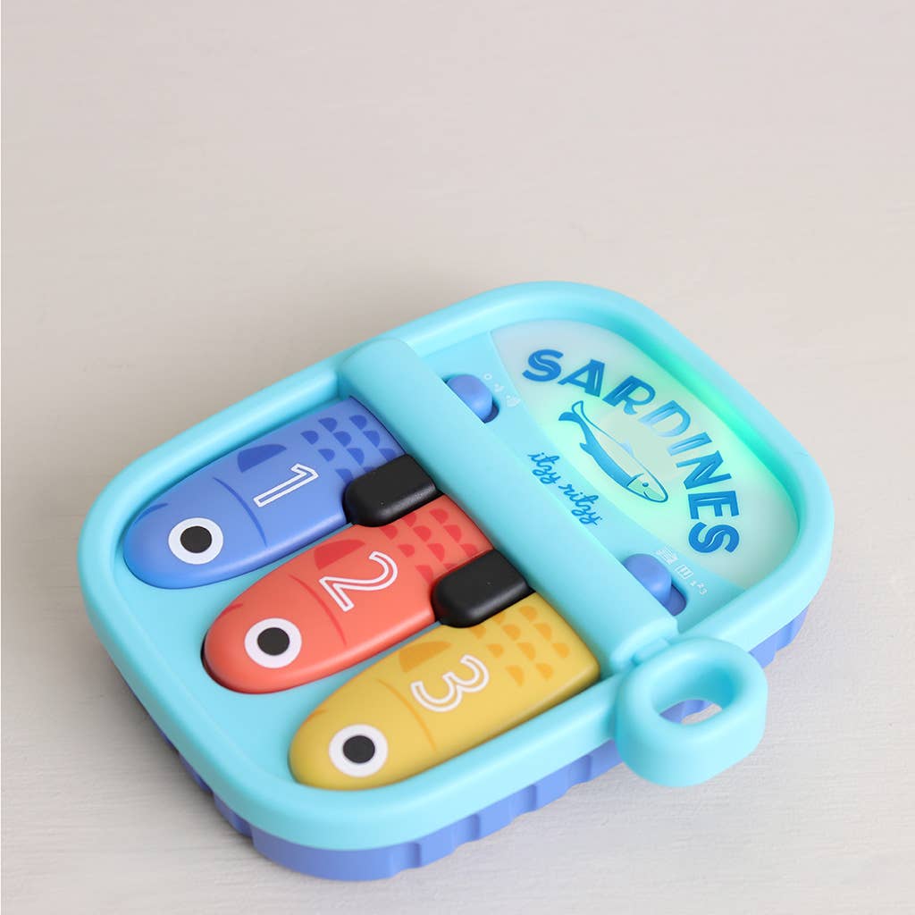 Bitzy Tunes™ Sardines | Light-up Interactive Piano Toy