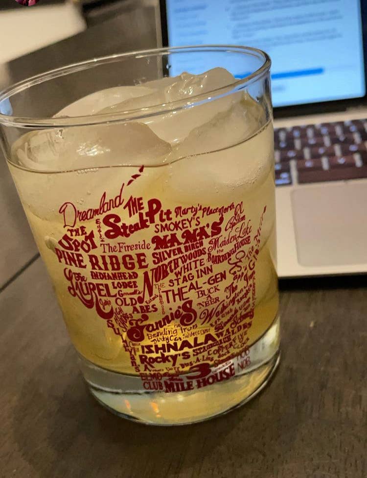 Wisconsin Supper Club Glass