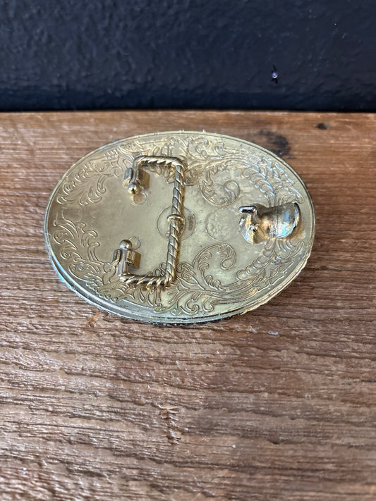 Raintree Bull Riding Belt Buckle