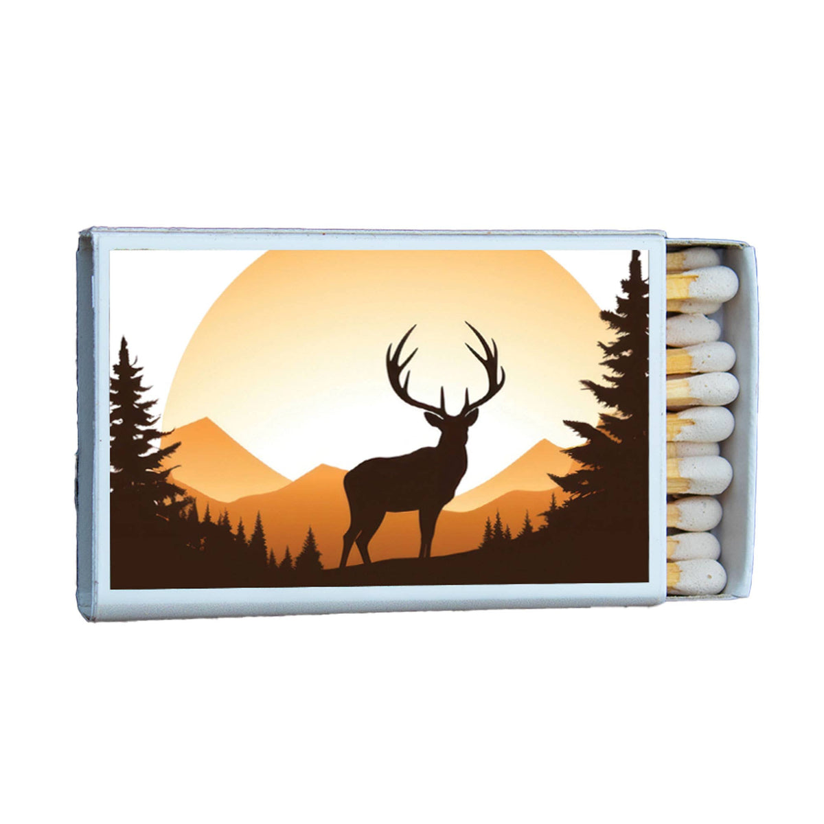 Matches Deer Matchbox