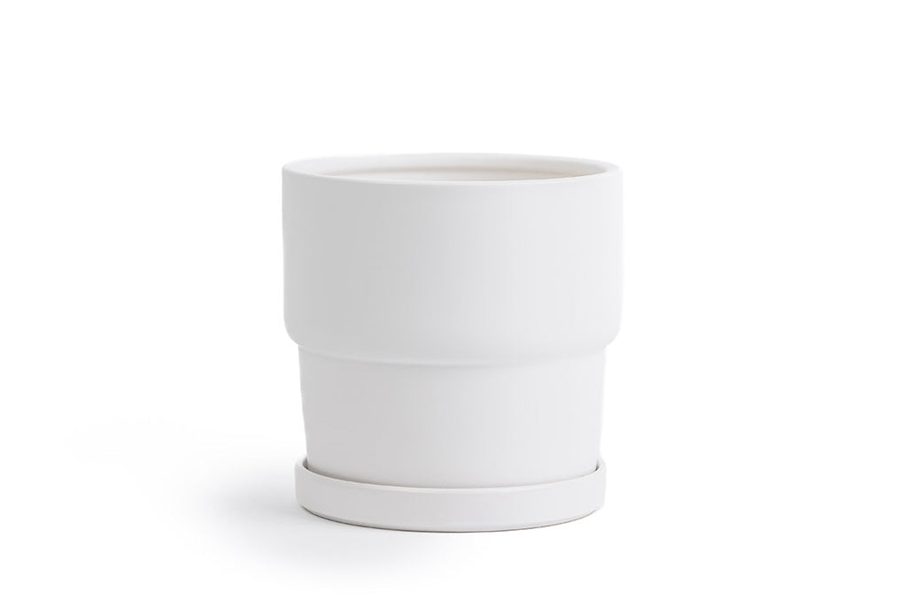 Calyx Pot with Water Saucer