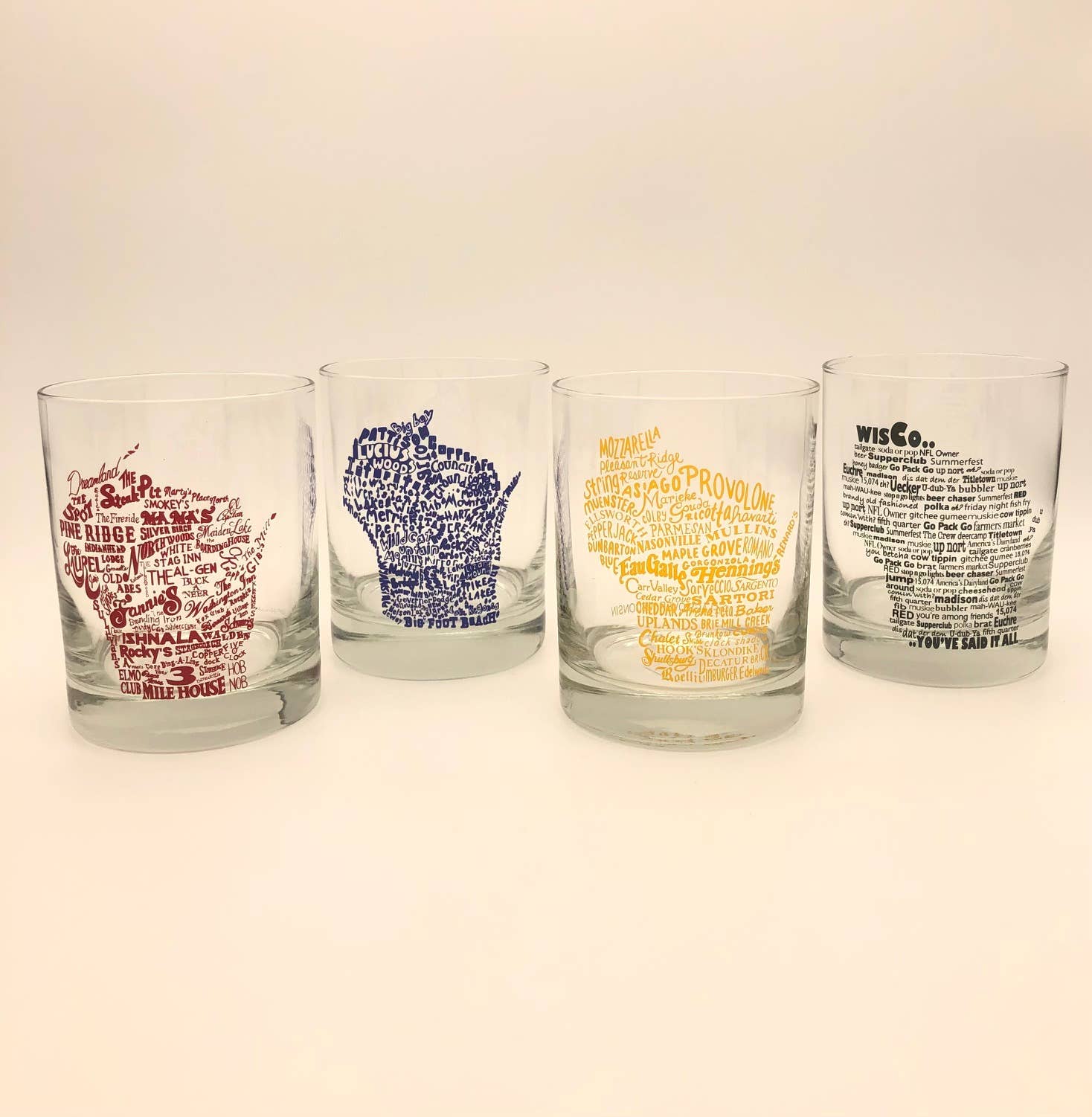 Wisconsin Supper Club Glass