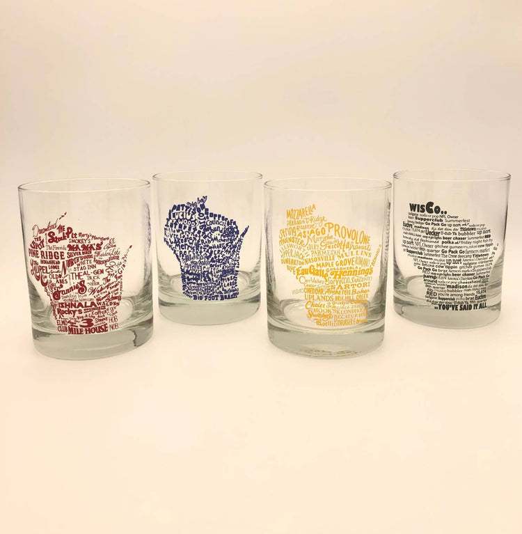 Wisconsin Supper Club Glass