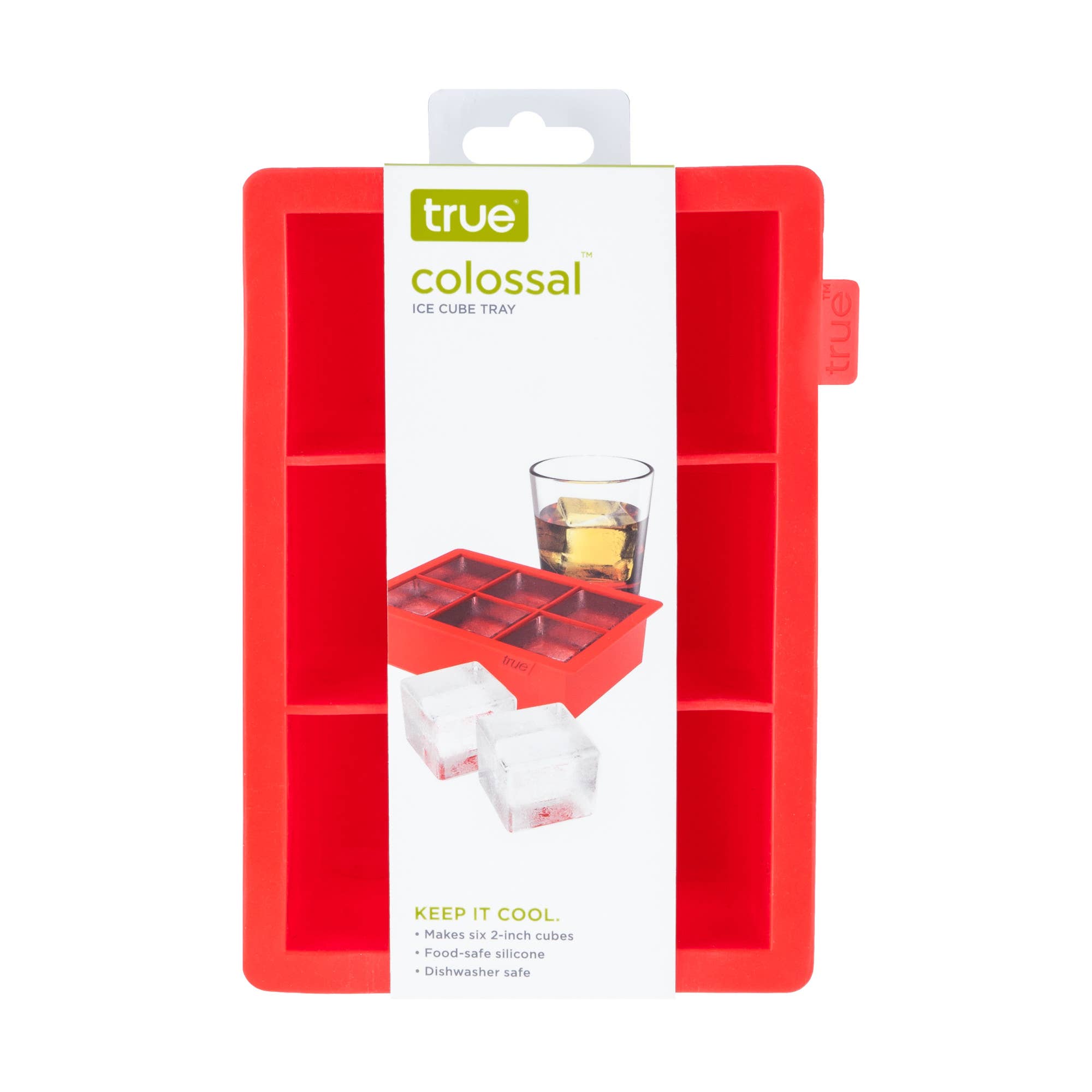 Colossal Silicone 2 inch Ice Cube Tray