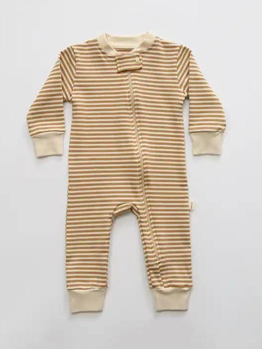 Long Sleeved Jumpsuit | Striped