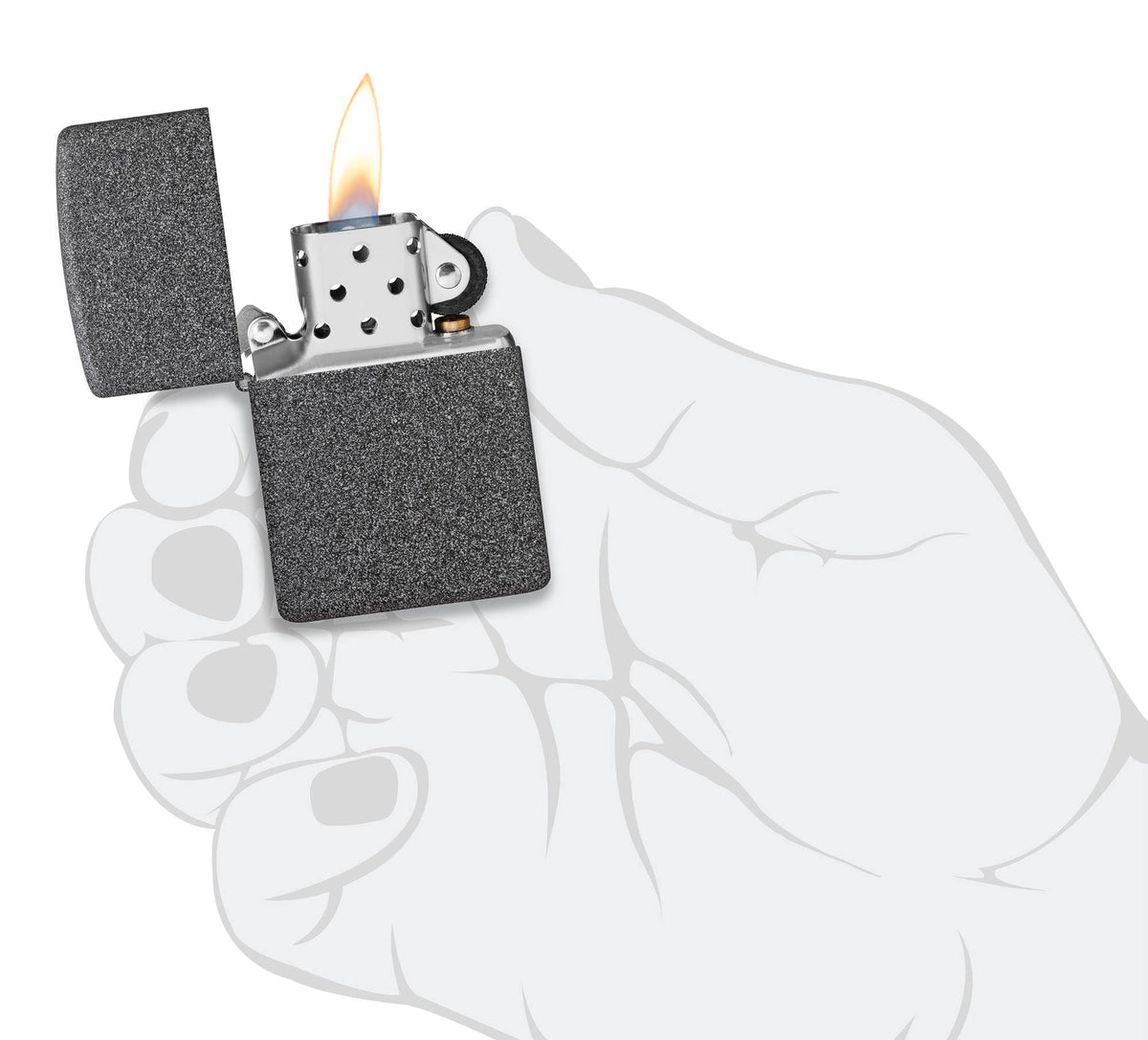 Zippo Classic Iron Stone Windproof Lighter