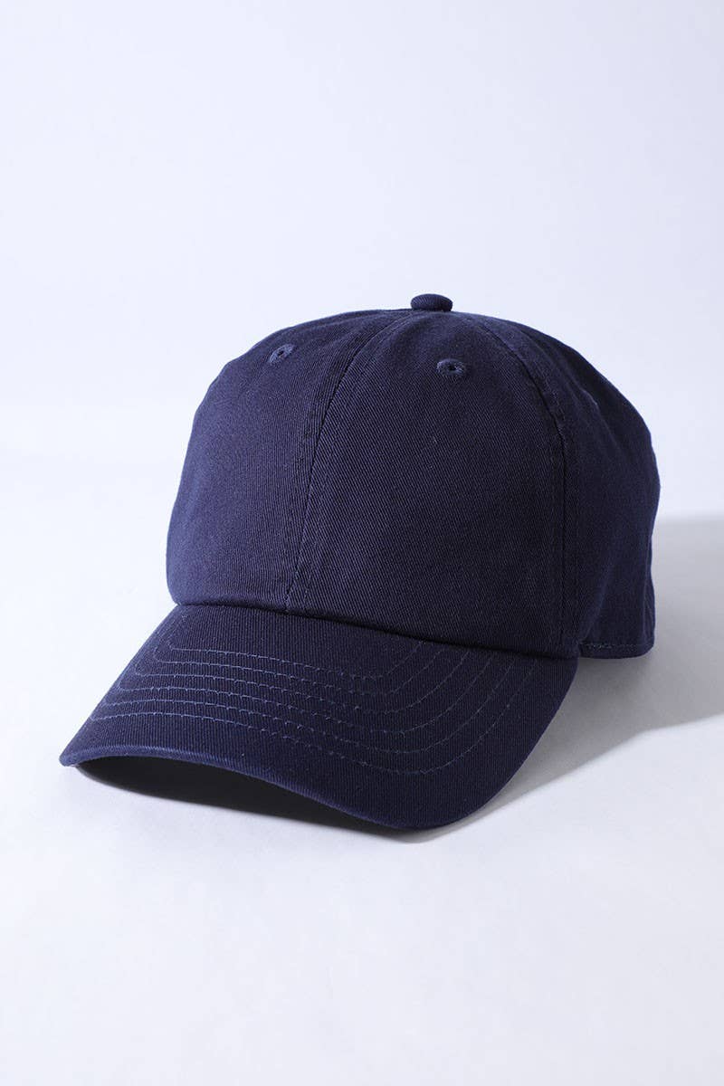 Kids Washed Cotton Baseball Cap