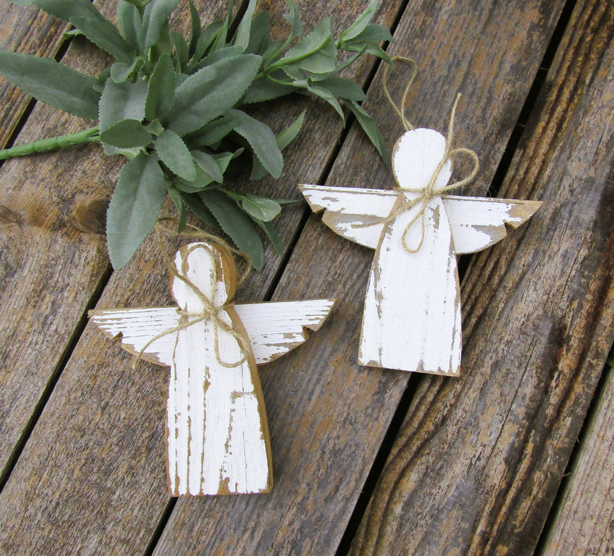 Wood Angel Ornament