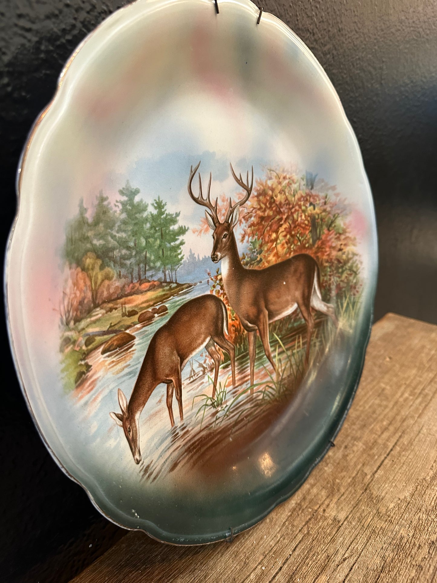 Vintage Deer Platter