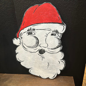 Hand Painted Santa Face