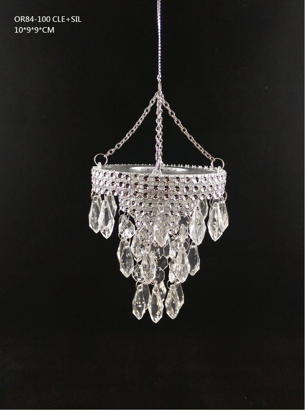 Acrylic Beaded Chandelier Ornament