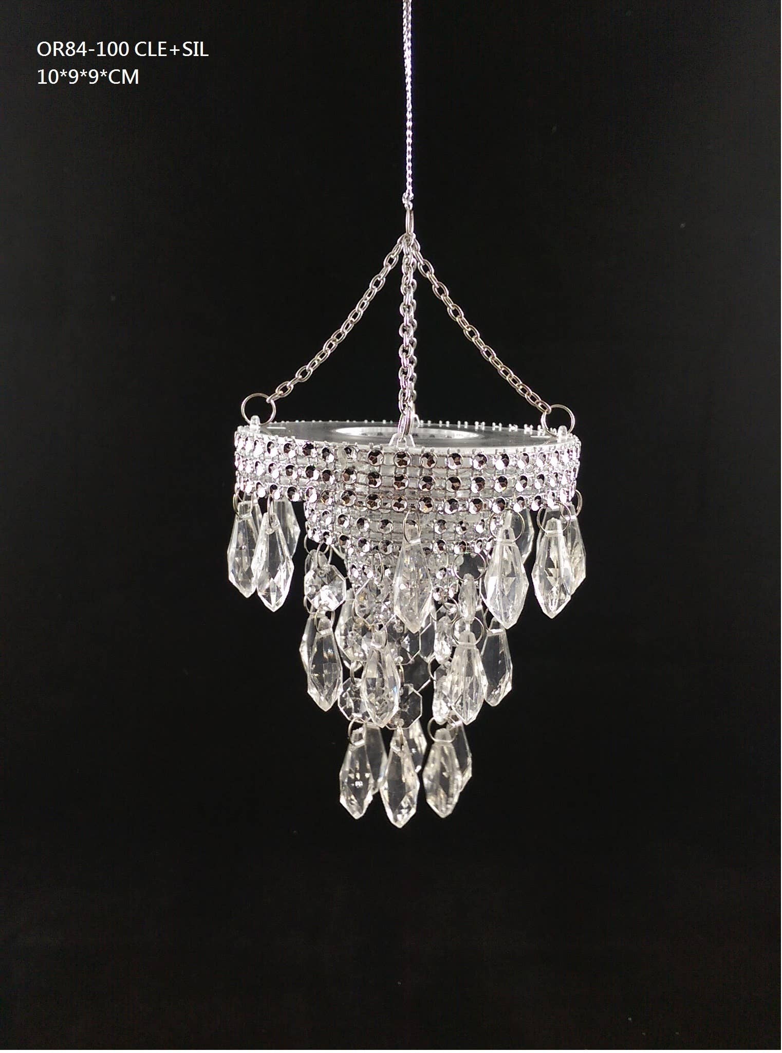 Acrylic Beaded Chandelier Ornament