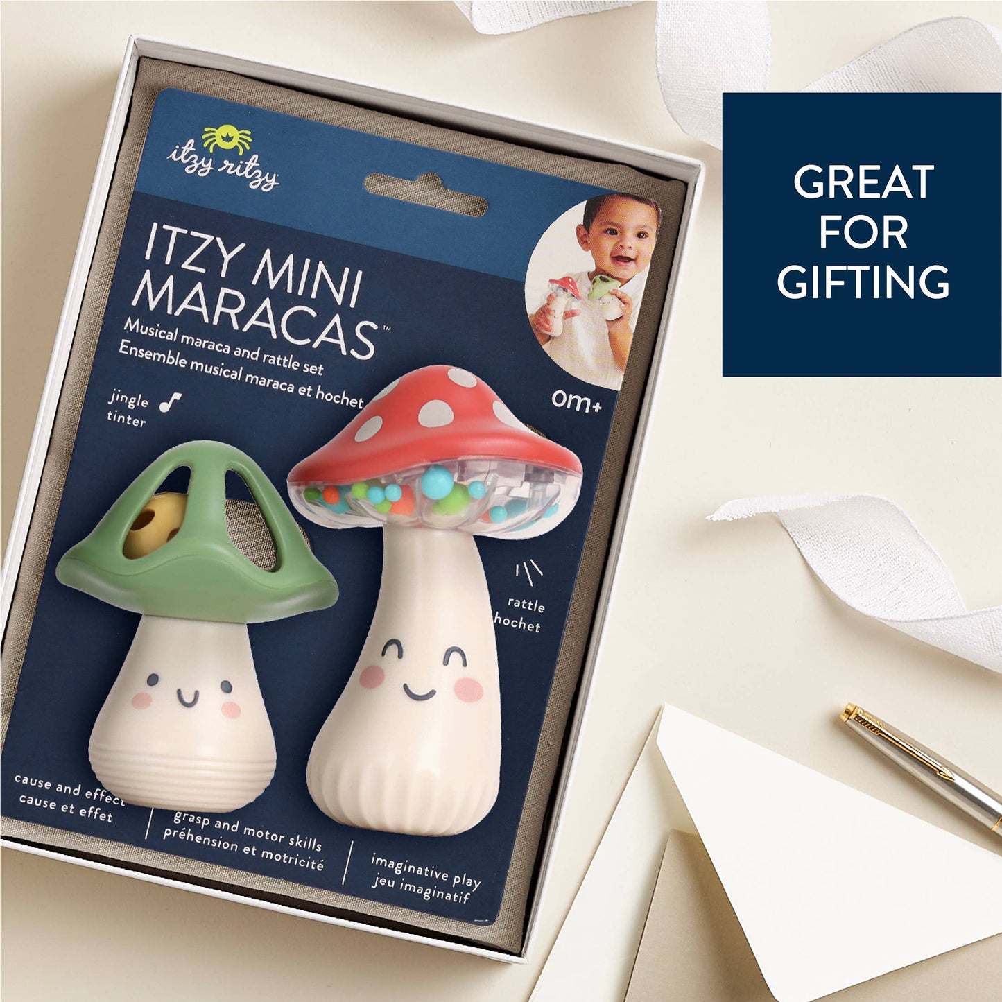 Mini Mushroom Maracas