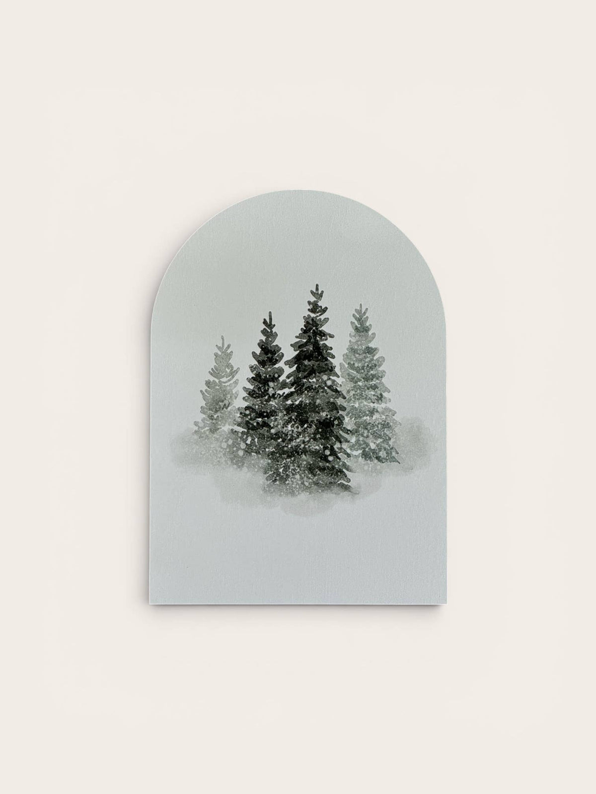 Winter Tree Watercolor Arch