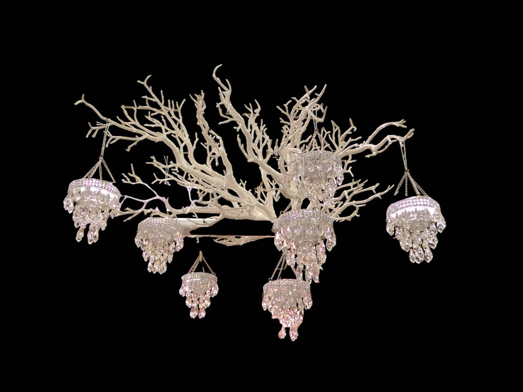 Acrylic Beaded Chandelier Ornament