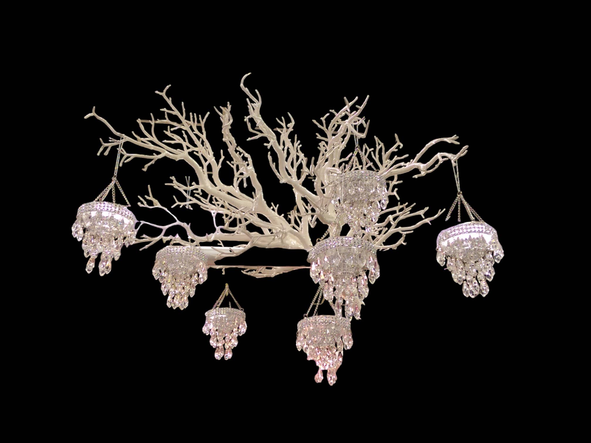 Acrylic Beaded Chandelier Ornament