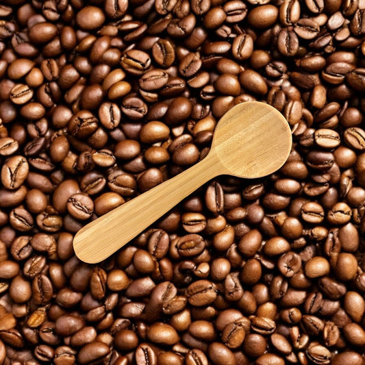 Bamboo Coffee Scoop with Bag Clip