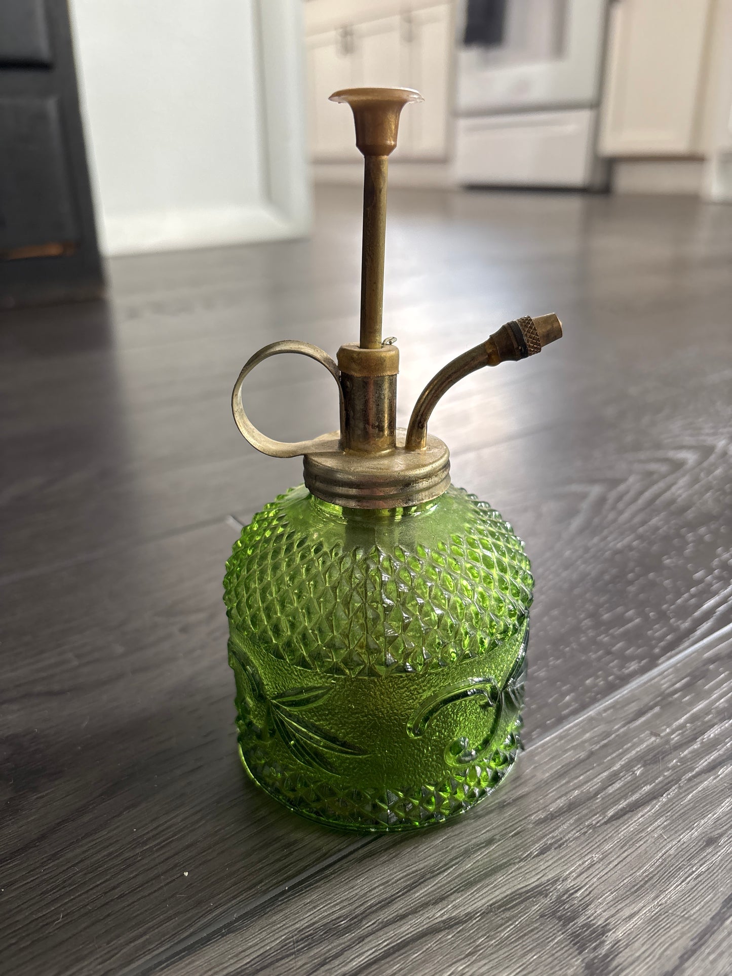 Vintage Green Glass Plant Mister