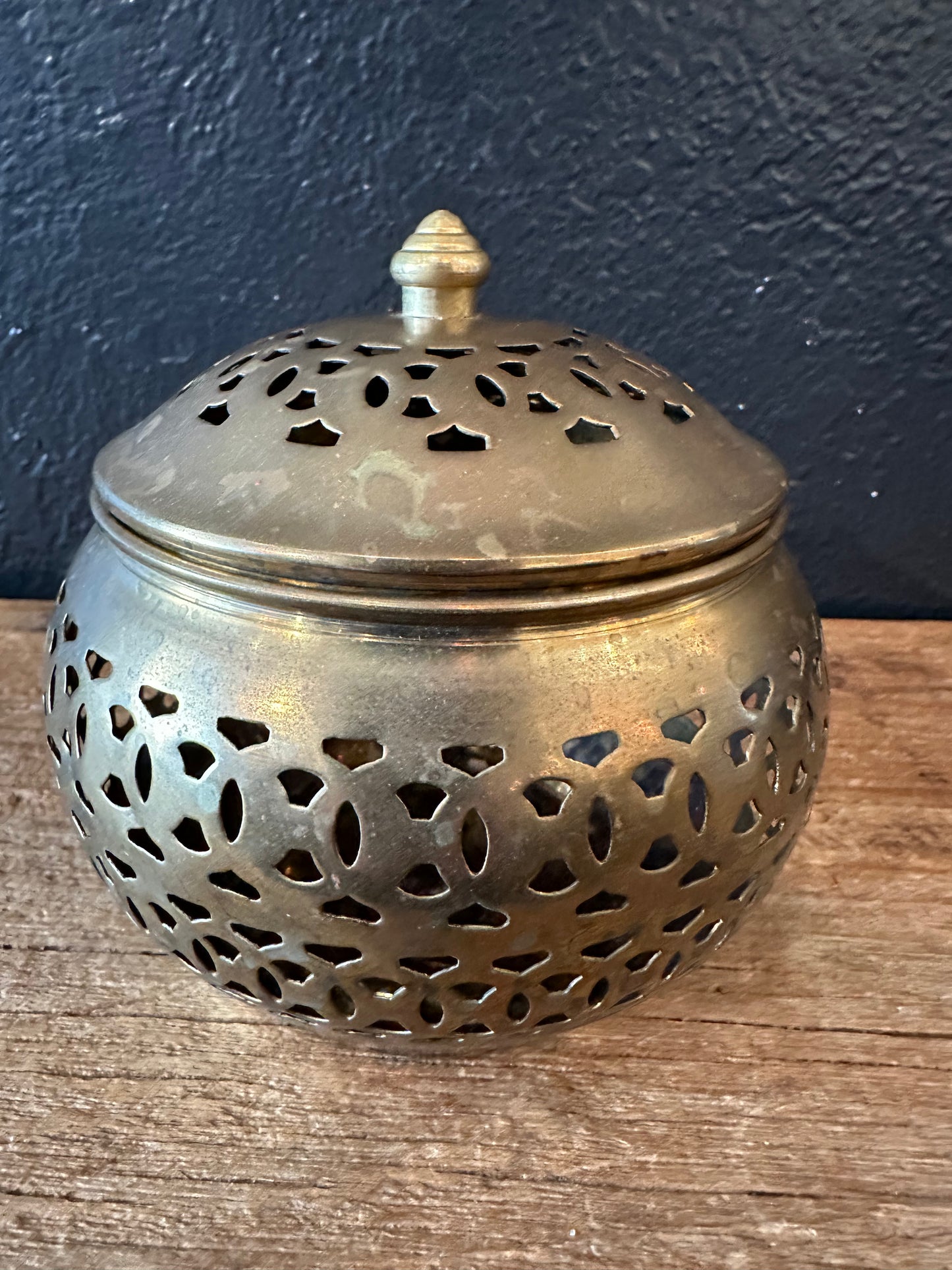 Vintage Lidded Incense Burner