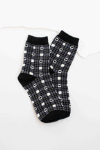 Plaid Heart Socks