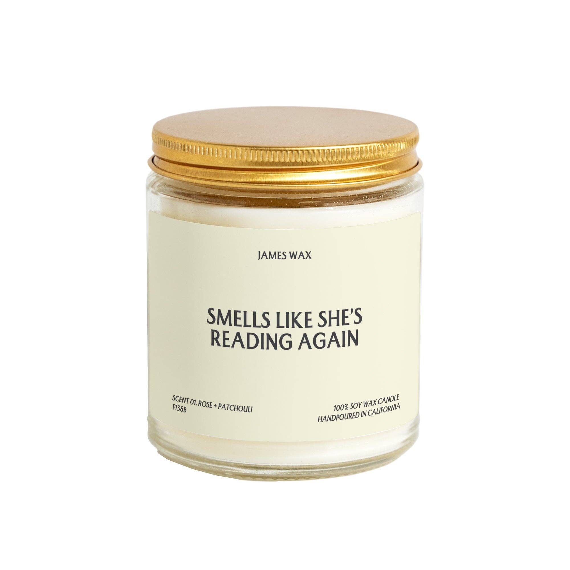 Smells Like She’s Reading Again | White Tea + Jasmine Candle