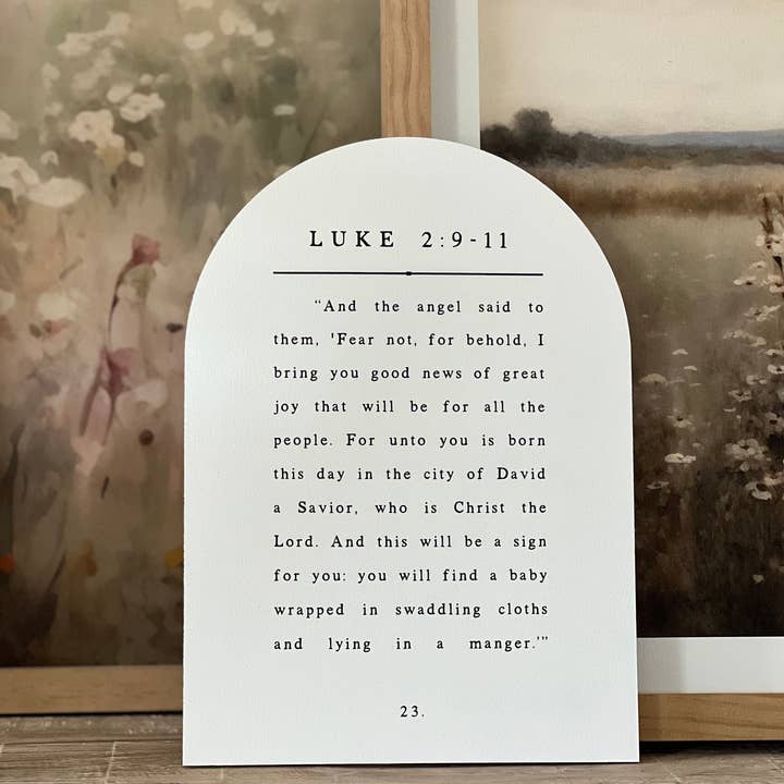 Luke 2 | Arch Sign