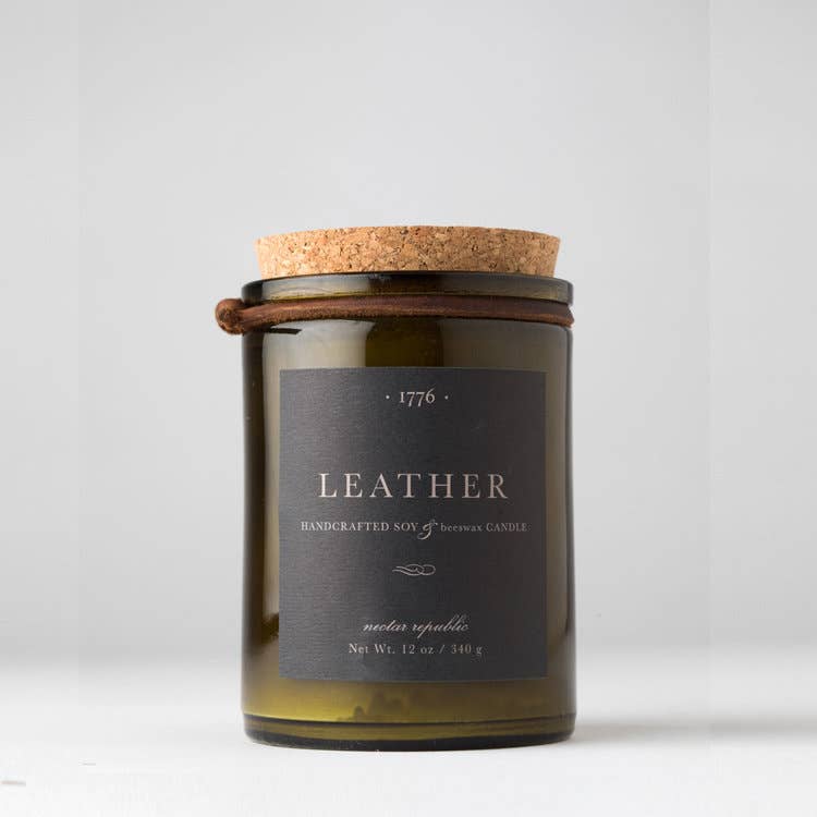 Leather : 1776 Candle