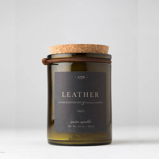 Leather : 1776 Candle