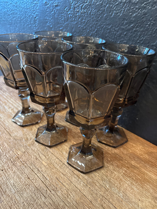 Vintage Fostoria Virginia Goblets | Set of 6