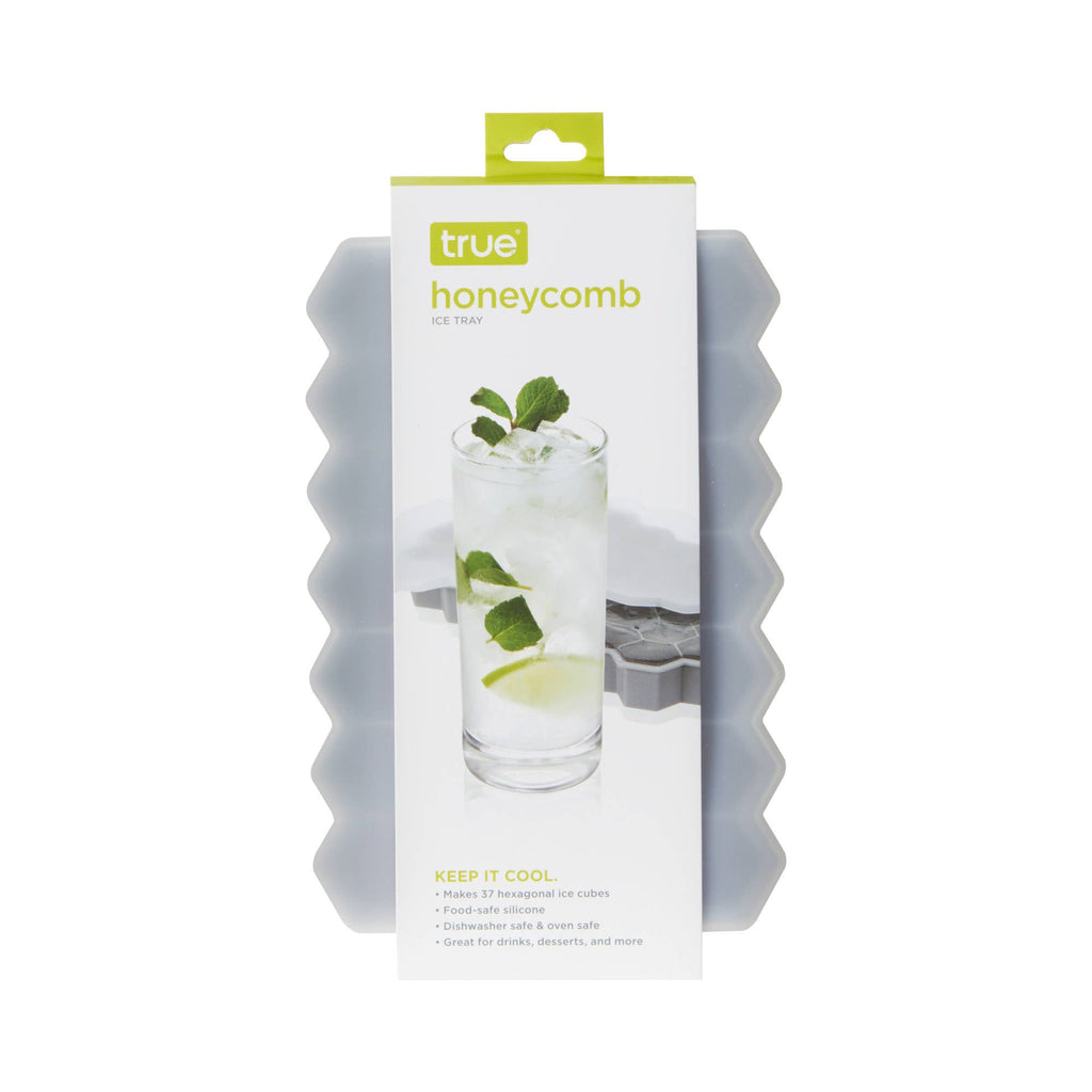 Honeycomb Silicone Ice Tray wtih Plastic Lid