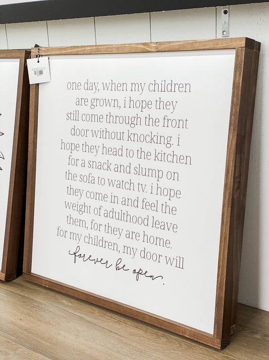 One Day When My Children Sign | Small