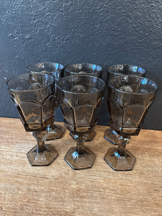 Vintage Fostoria Virginia Goblets | Set of 6