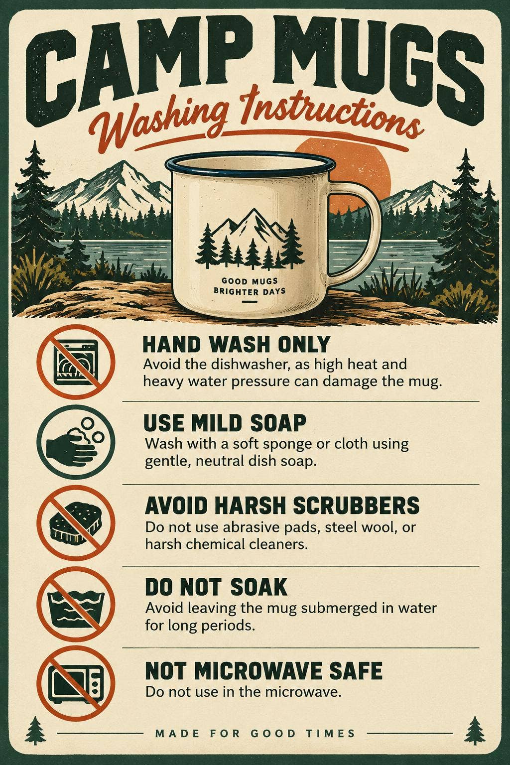 Flying Ducks Camp Mug