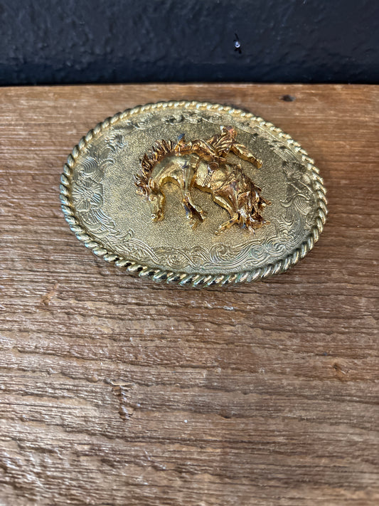 Raintree Bull Riding Belt Buckle