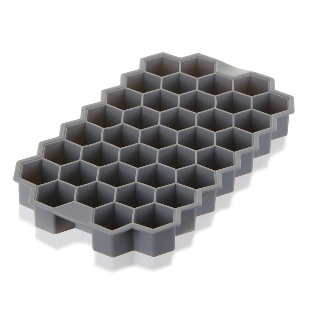 Honeycomb Silicone Ice Tray wtih Plastic Lid