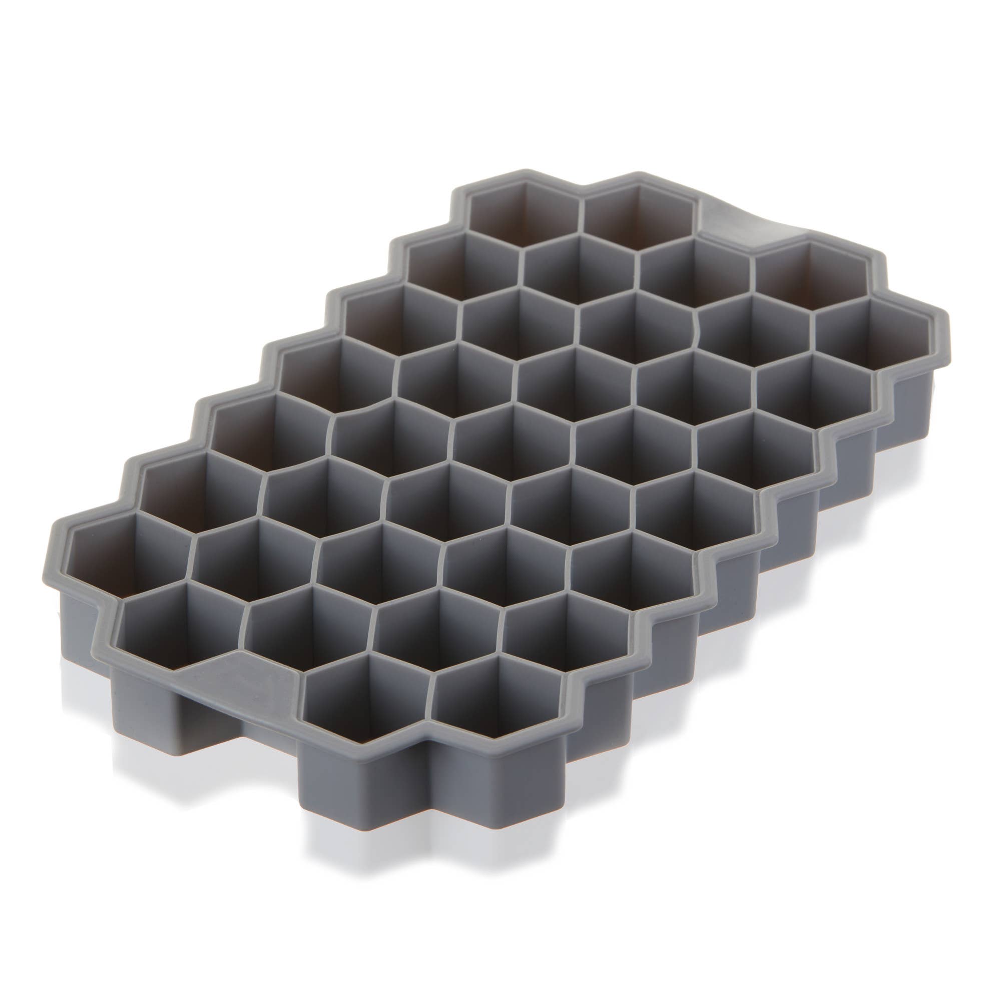 Honeycomb Silicone Ice Tray wtih Plastic Lid