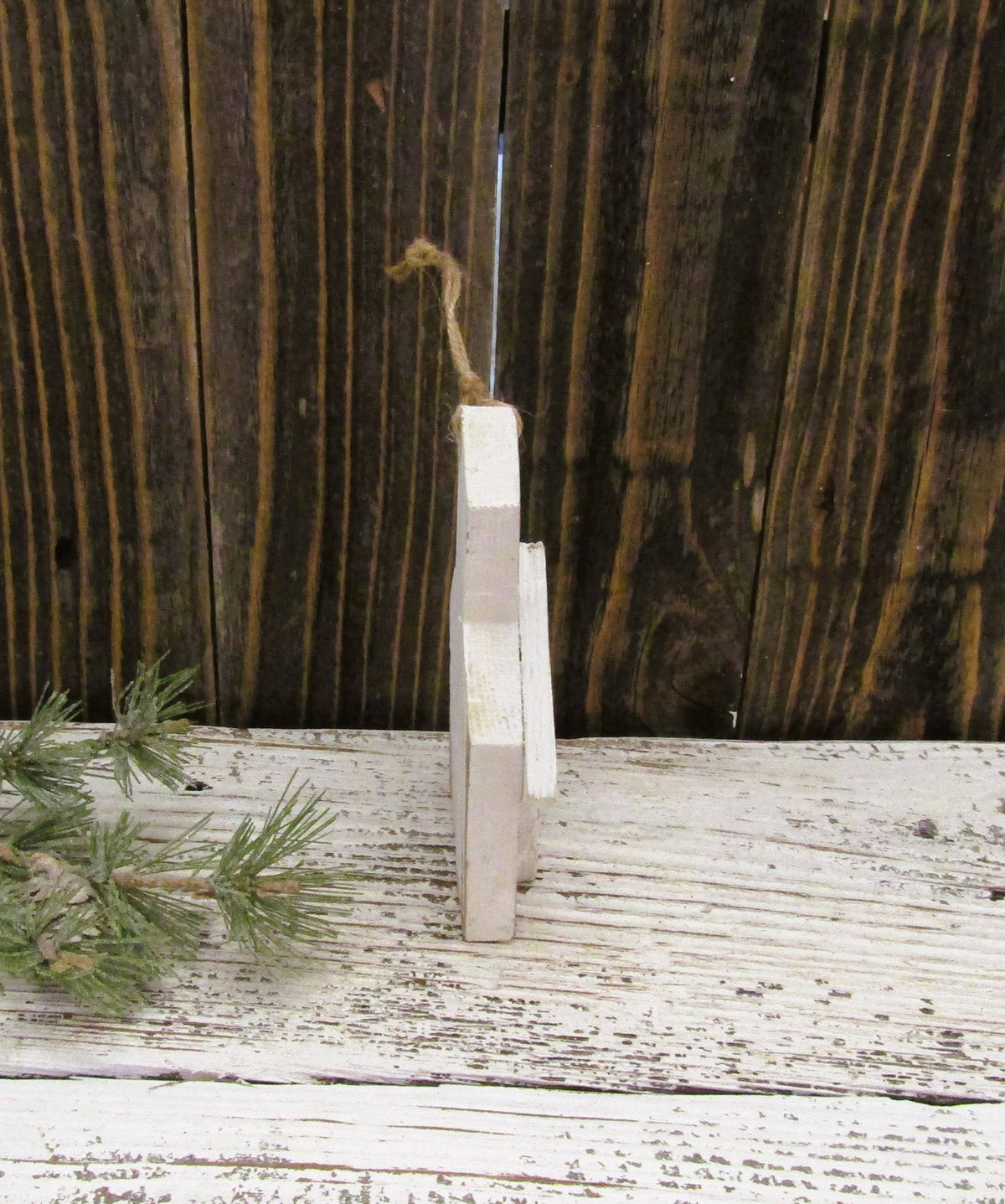Wood Church Ornament