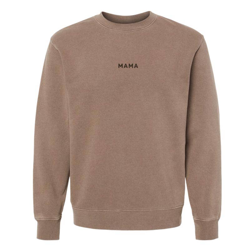 Mama Embroidered Crew
