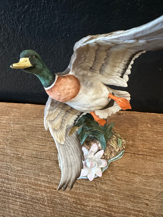Mallard In Flight Figurine