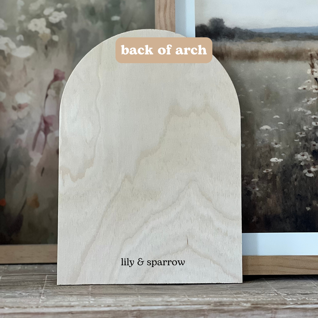 Winter Landscape | Arch Sign