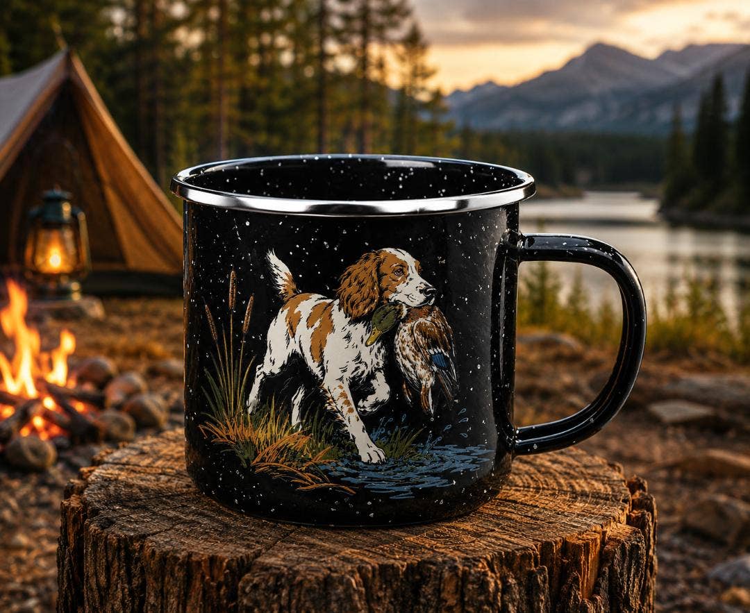 Hunting Dog + Duck Camp Mug