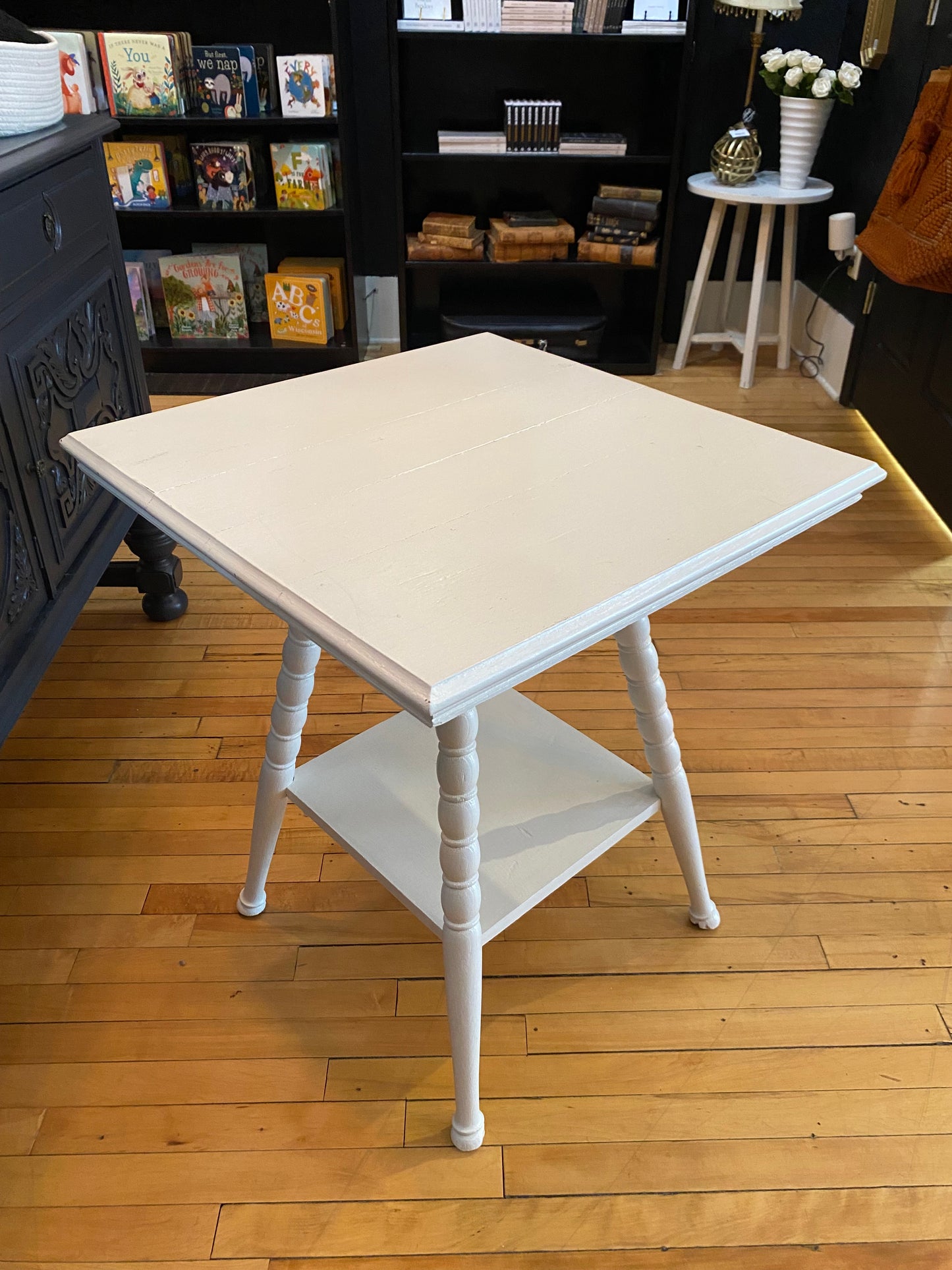 White Parlor Table