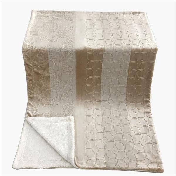 Champagne & Beige Sherpa Blanket