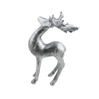 Silver Reindeer Ornament