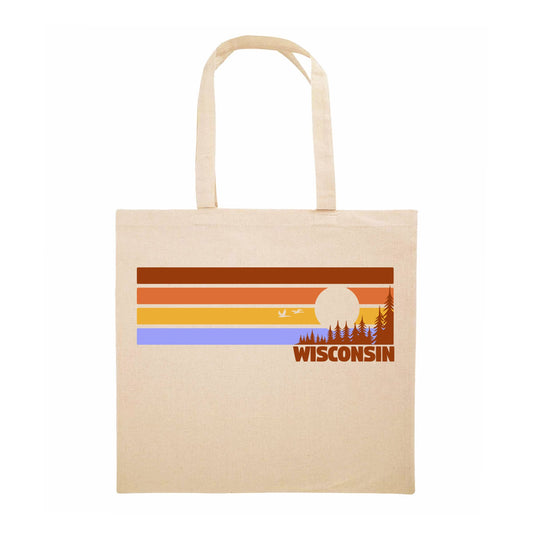 Wisconsin Ombre Wide | Shopping Bag Wisconsin Tote
