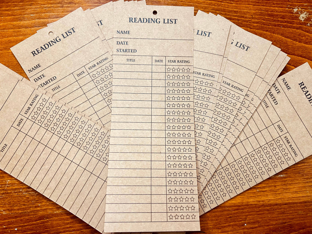 Book Reading Log Bookmark