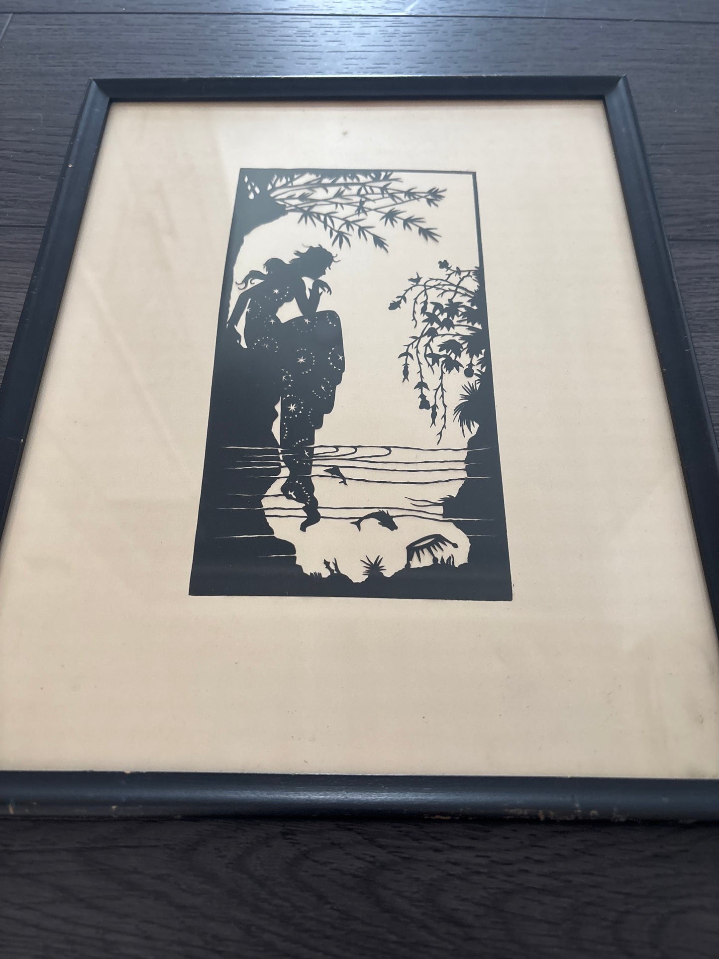 Vintage German Hand-Cut Paper Art