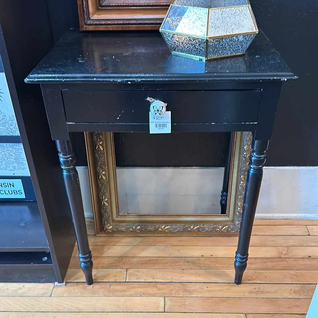 Black Side Table