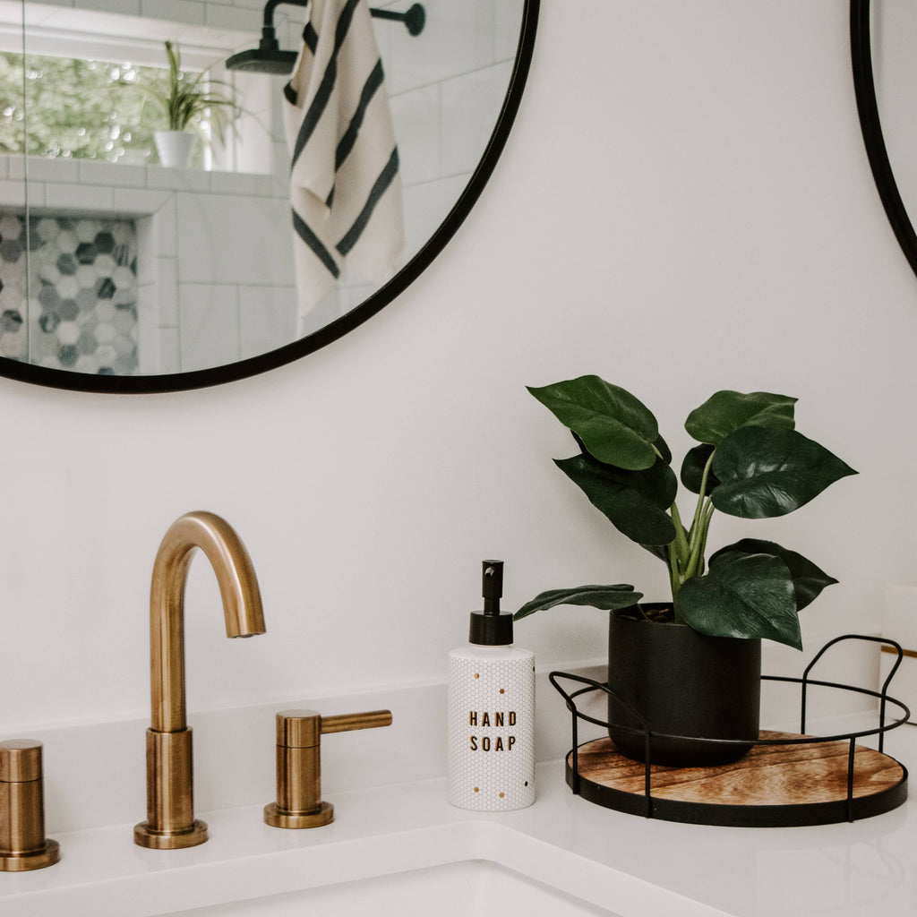 Honeycomb Tile Hand Soap Dispenser